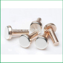 Rhos UL approved high quality Electronic Accessories silver nickel point copper rivets